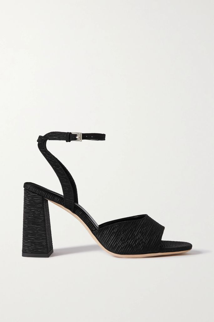 Solange Faille Sandals - Black