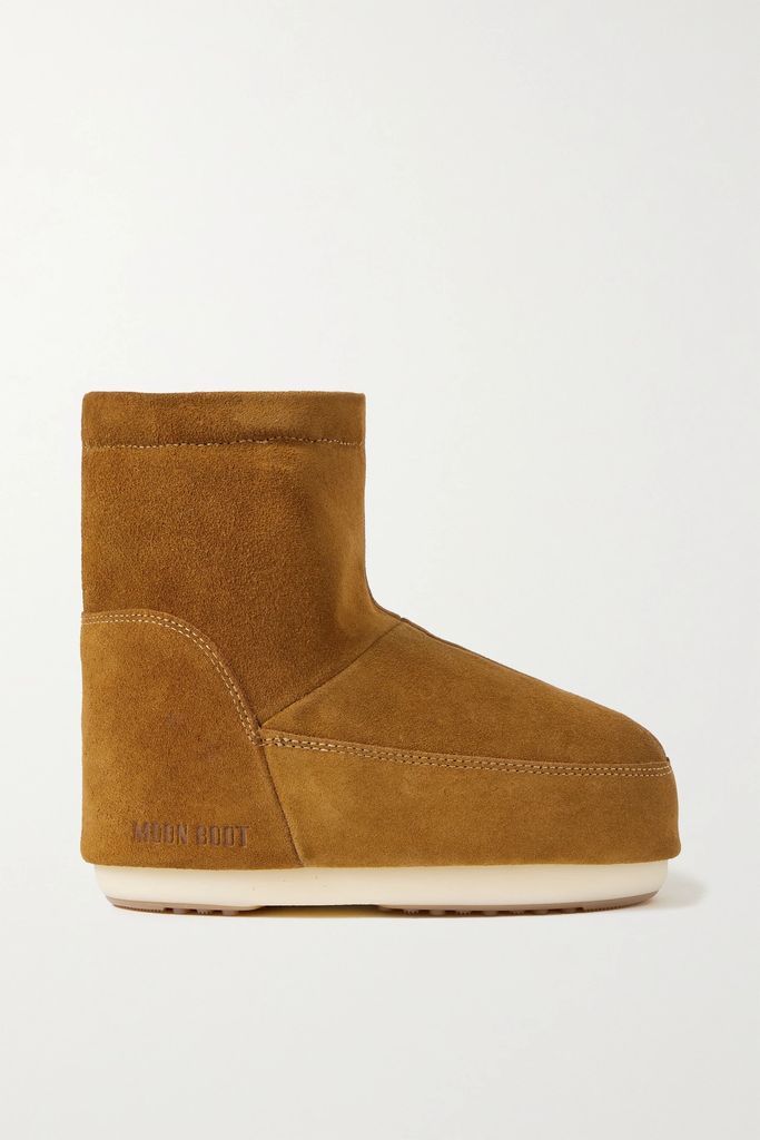 Icon Low Suede Snow Boots - Tan