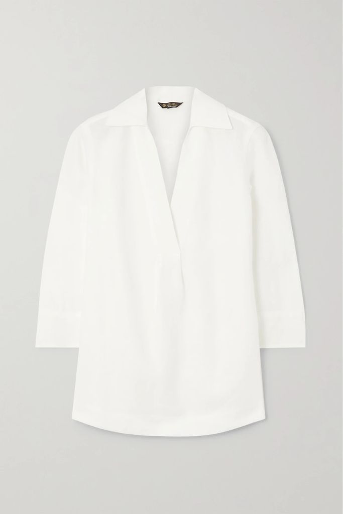 Antigua Linen-twill Shirt - White