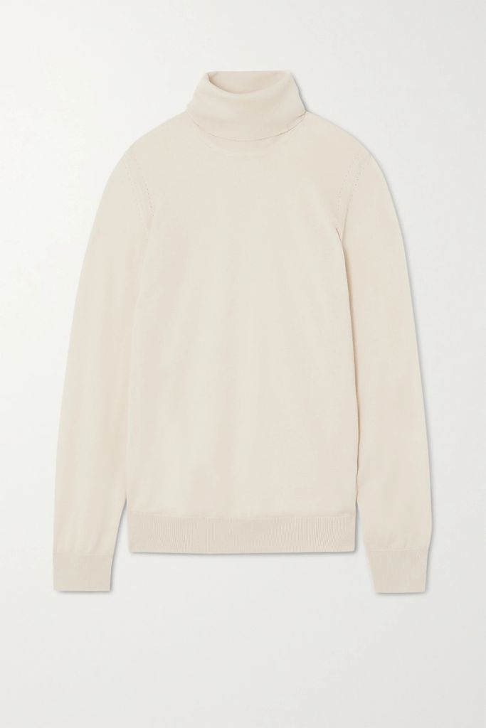 Cashmere Turtleneck Sweater - Ivory