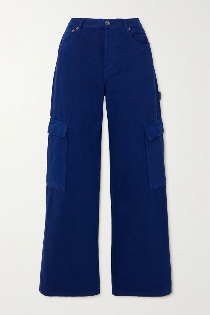 Charlie Straight-leg Cargo Jeans - Blue