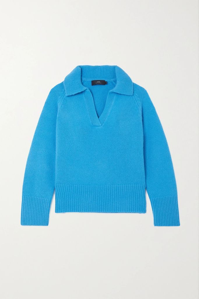 Clifton Cashmere Sweater - Bright blue