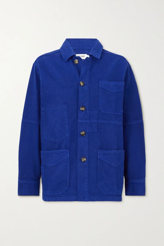 Cotton-twill Jacket - Blue