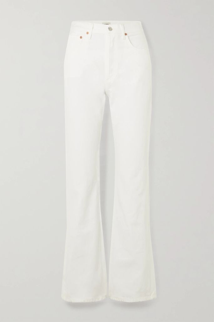 High-rise Bootcut Jeans - White