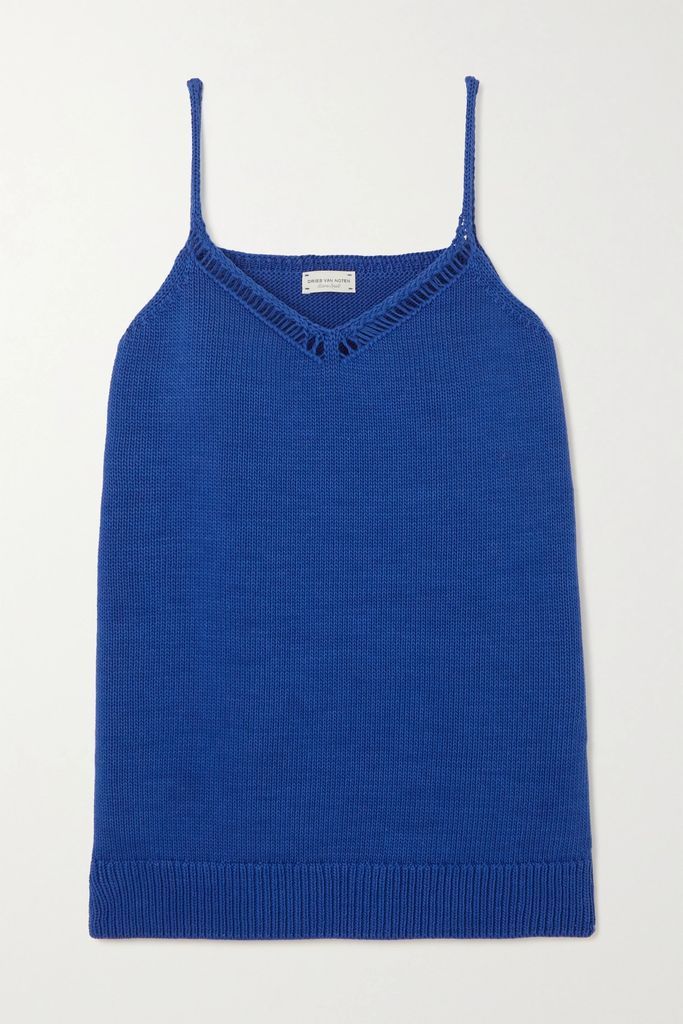 Knitted Camisole - Blue