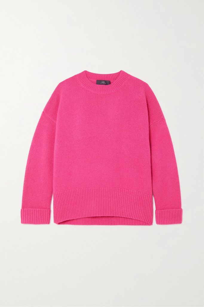 Knightsbridge Cashmere Sweater - Fuchsia