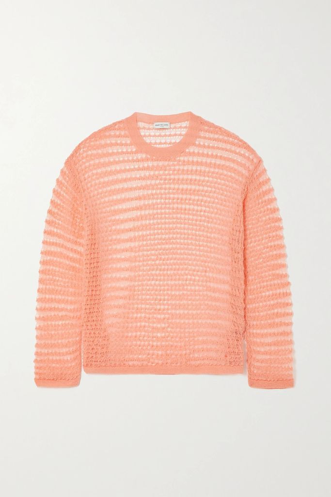 Open-knit Sweater - Peach