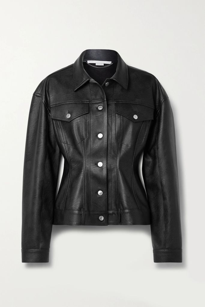 Vegetarian Leather Jacket - Black