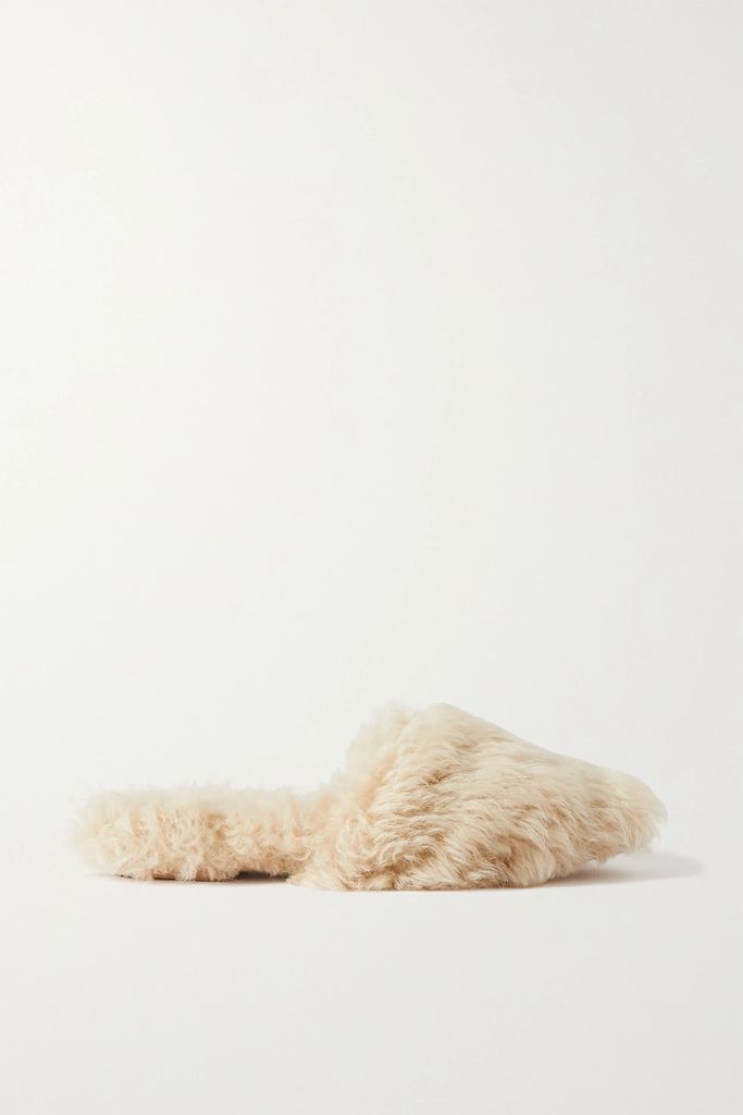 Contessa Merino Wool Slippers - Cream