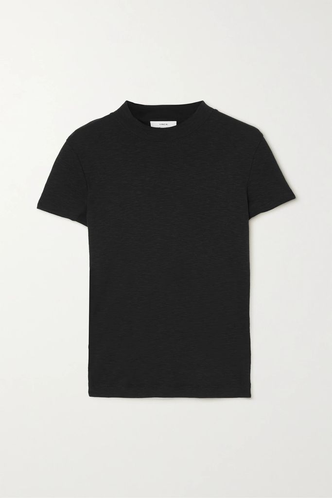 Cotton And Modal-blend Jersey T-shirt - Black