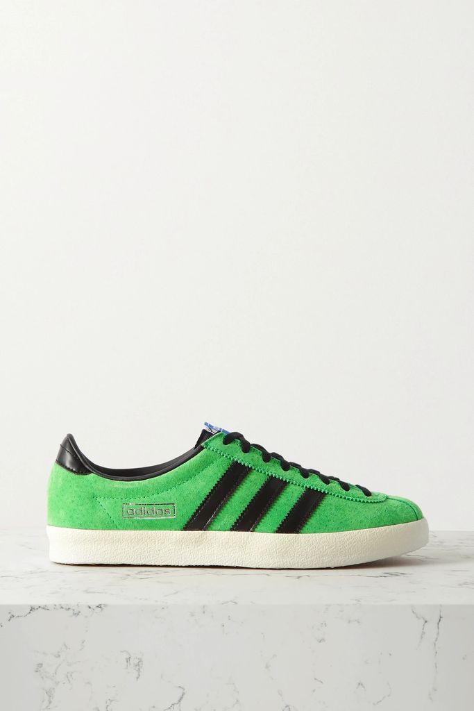 Mexicana Prototype Leather-trimmed Suede Sneakers - Green