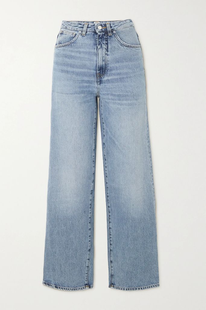 High-rise Flared Organic Jeans - Blue