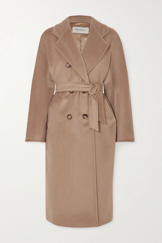 Madame 101801 Icon Double-breasted Wool And Cashmere-blend Coat - Camel