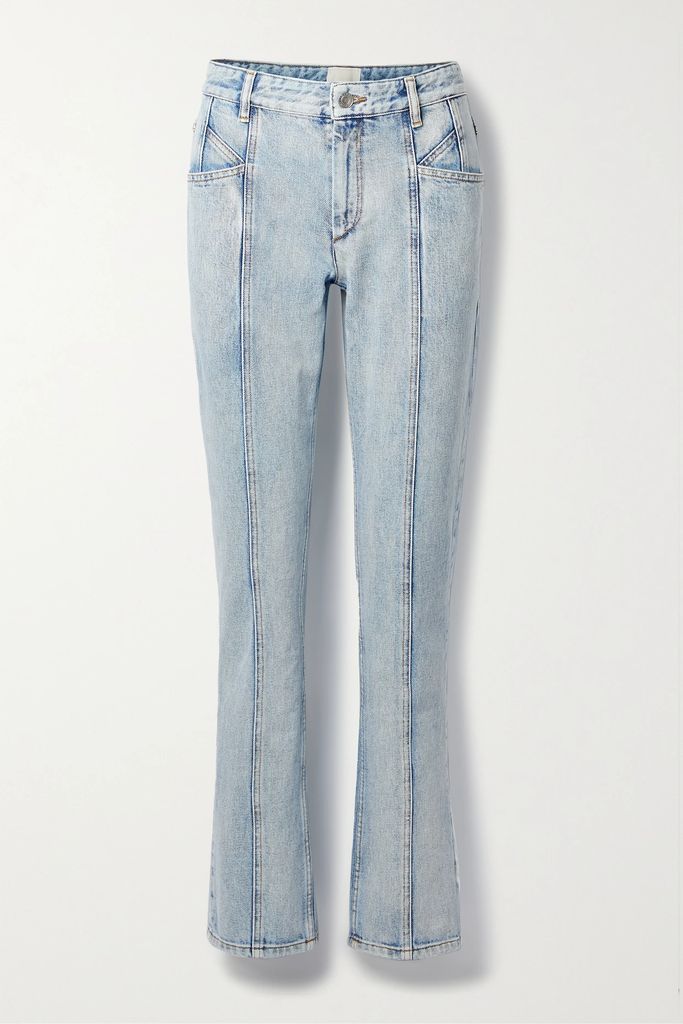 Laora Mid-rise Slim-leg Jeans - Light blue