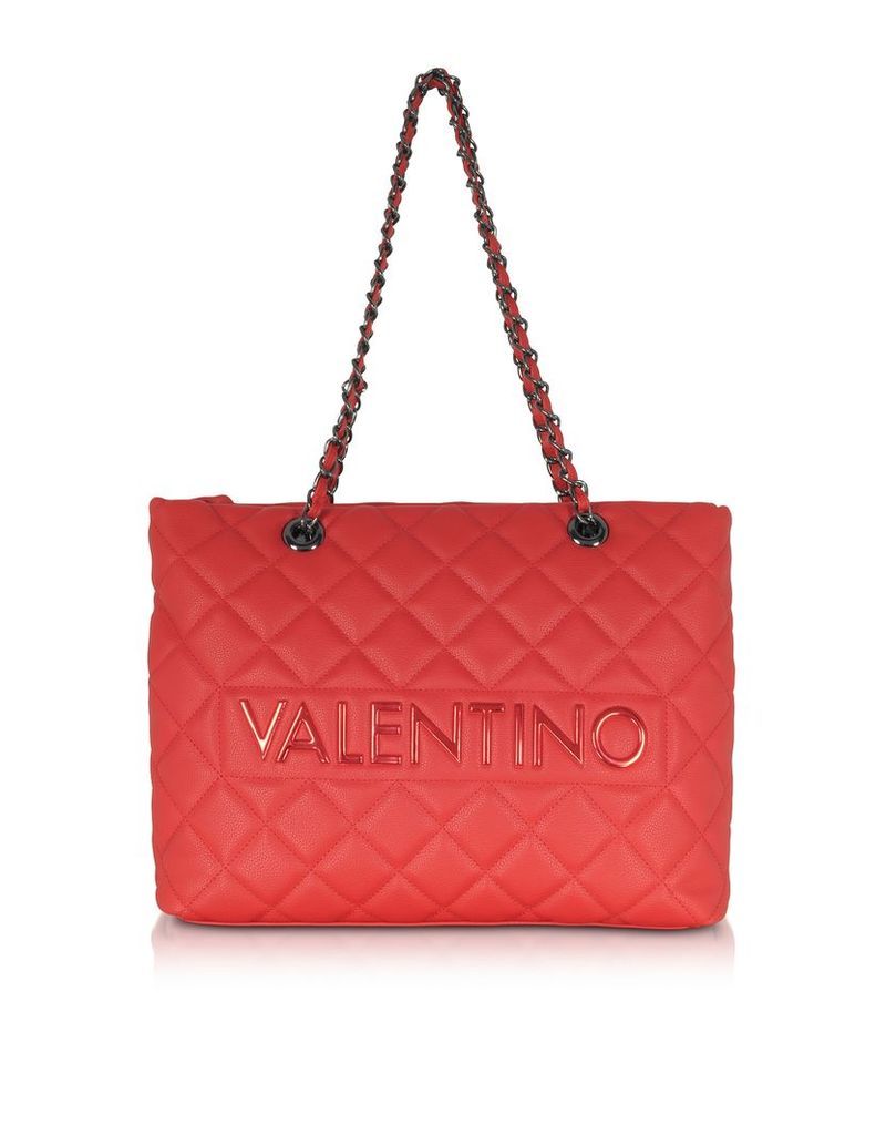 Valentino by Mario Valentino Designer Handbags, Licia Quilted Shoulder Bag