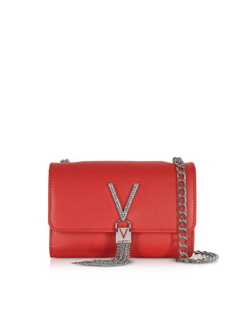 Valentino by Mario Valentino Designer Handbags, Ranma Mini Shoulder bag w/Crystals