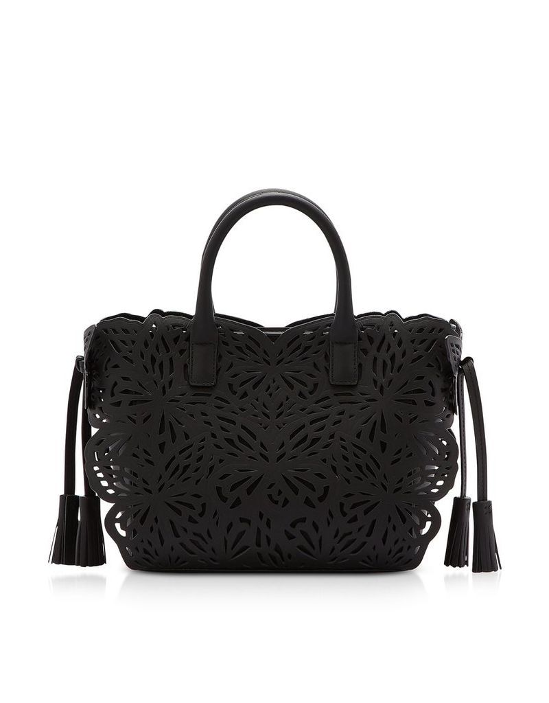 Sophia Webster Designer Handbags, Black Mini Liara Tote Bag