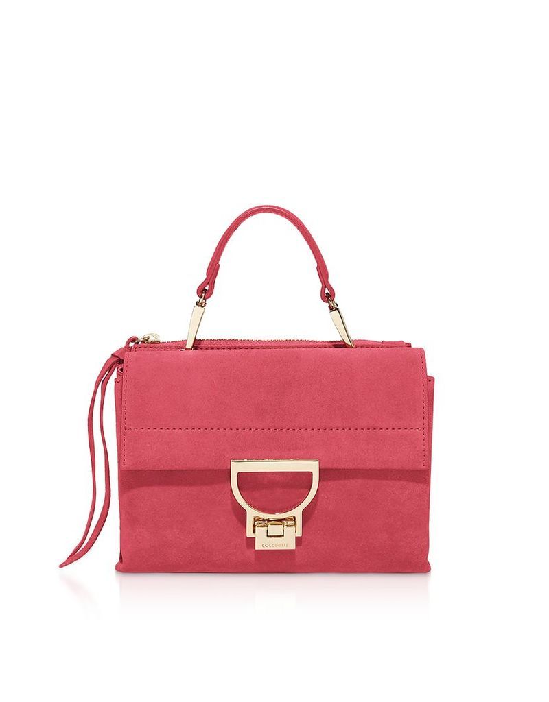 Coccinelle Designer Handbags, Arlettis Suede Top Handle Crossbody Bag