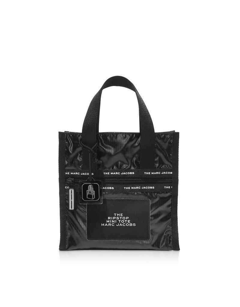 Marc Jacobs Designer Handbags, The Ripstop Black Nylon Mini Tote