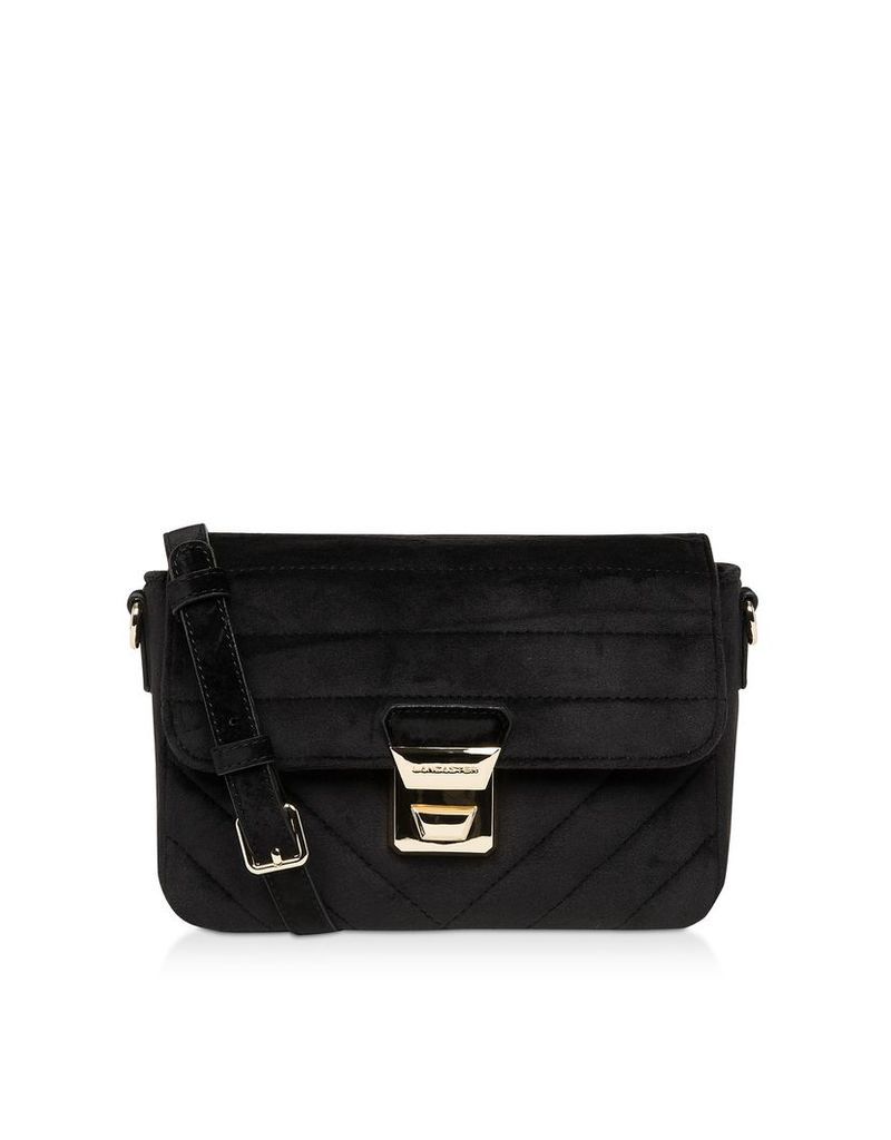 Designer Handbags, Actual Velvet Couture Flap Crossbody Bag