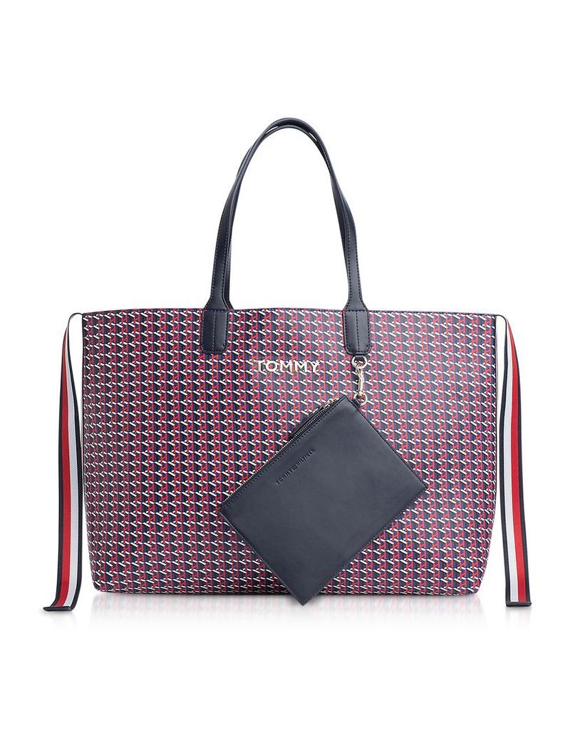 Tommy Hilfiger Designer Handbags, Monogram Iconic Tommy Small Tote Bag
