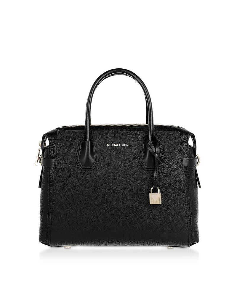 Michael Kors Designer Handbags, Mercer Belted Medium Satchel Bag