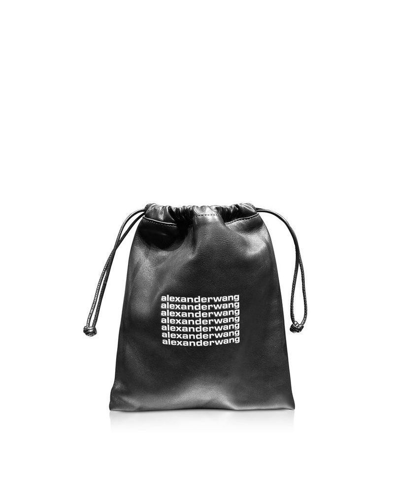 Alexander Wang Designer Handbags, Black Lambskin Ryan Mini Dustbag