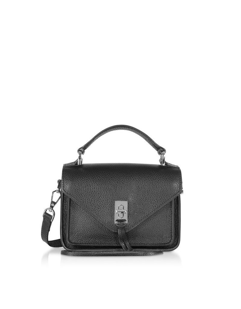 Rebecca Minkoff Designer Handbags, Pebble Leather Mini Darren Messenger Bag