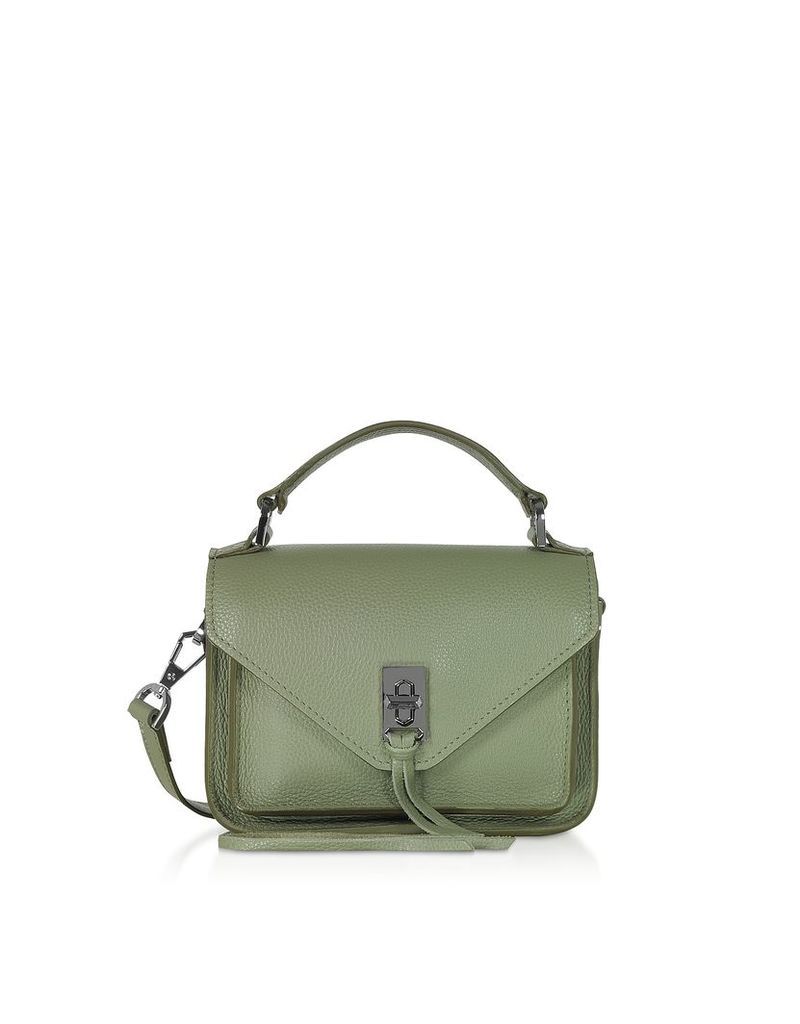 Rebecca Minkoff Designer Handbags, Pebble Leather Mini Darren Messenger Bag