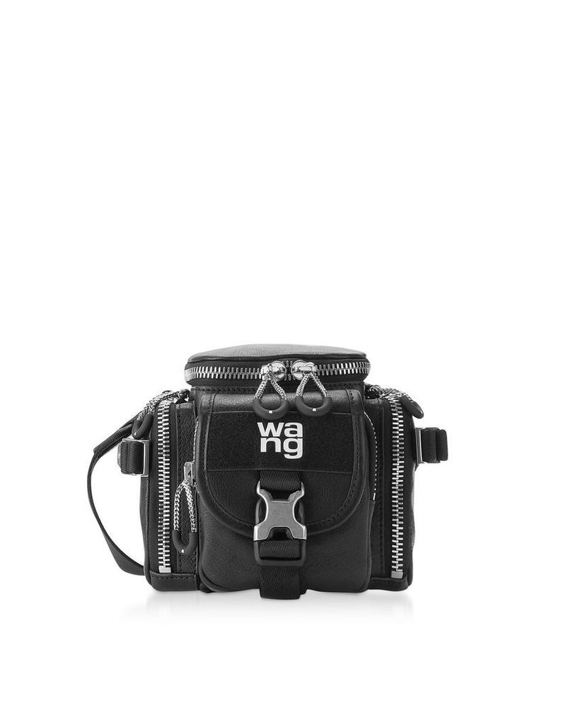 Alexander Wang Designer Handbags, Black Leather Surplus Camera Bag