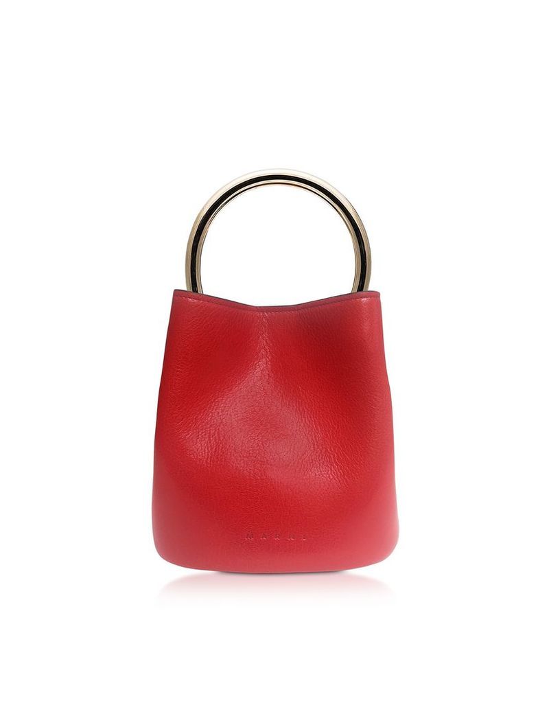 Marni Designer Handbags, Pannier Top Handle Bag