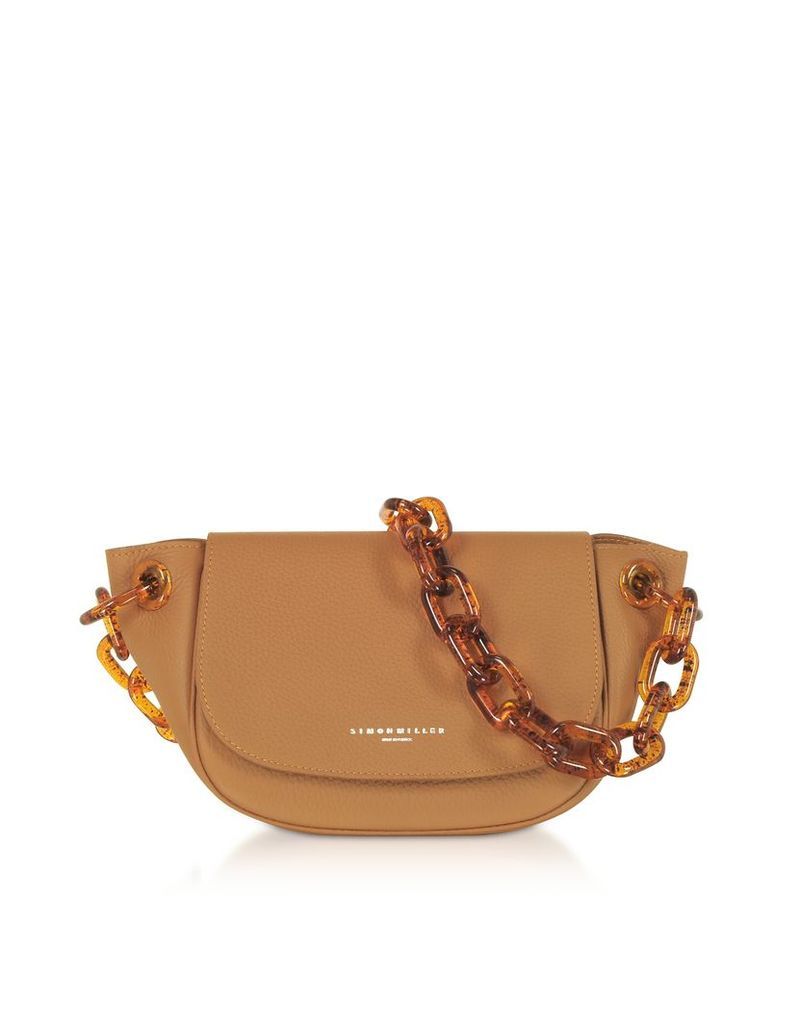 Simon Miller Designer Handbags, Grained Leather Bend Bag