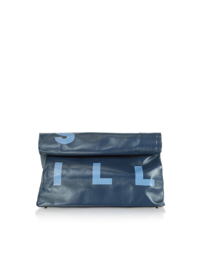 Simon Miller Designer Handbags, XL Leather 30cm Lunch Bag