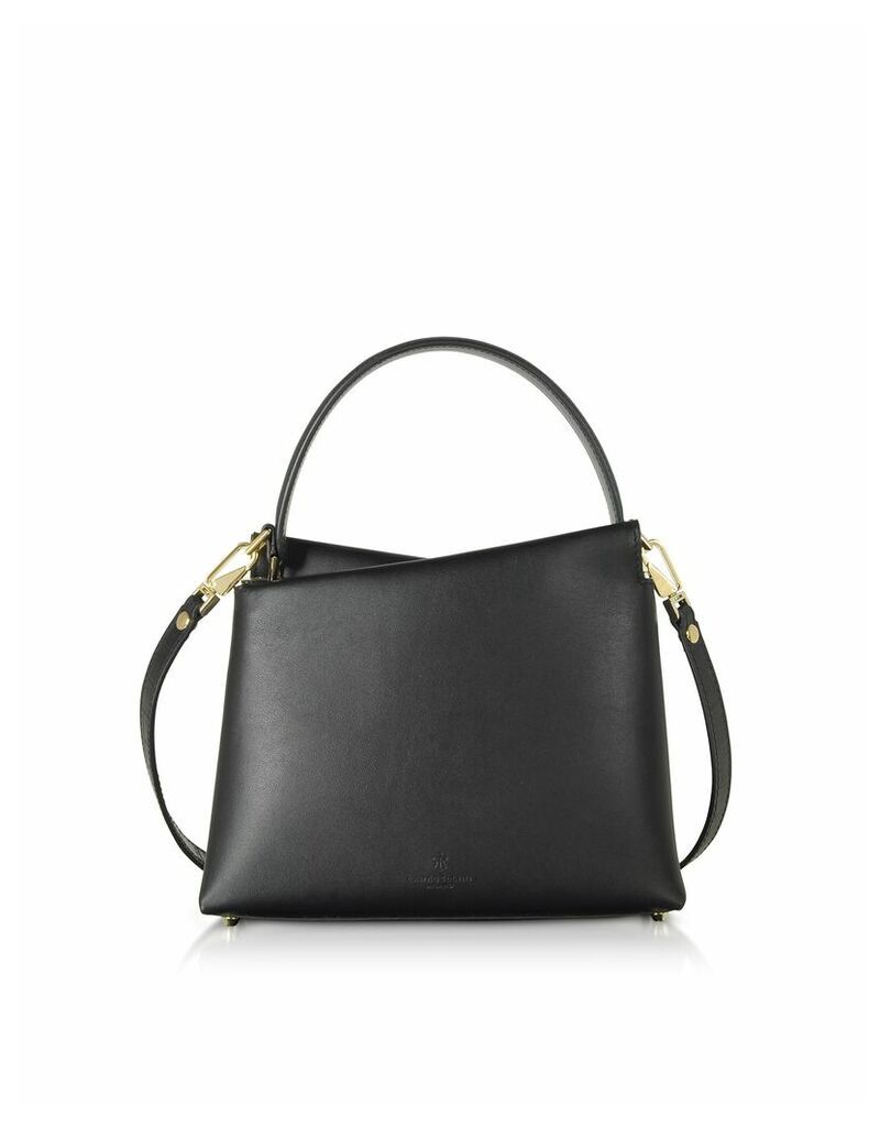 Designer Handbags, Genuine Leather Vela Mini Top Handle Bag
