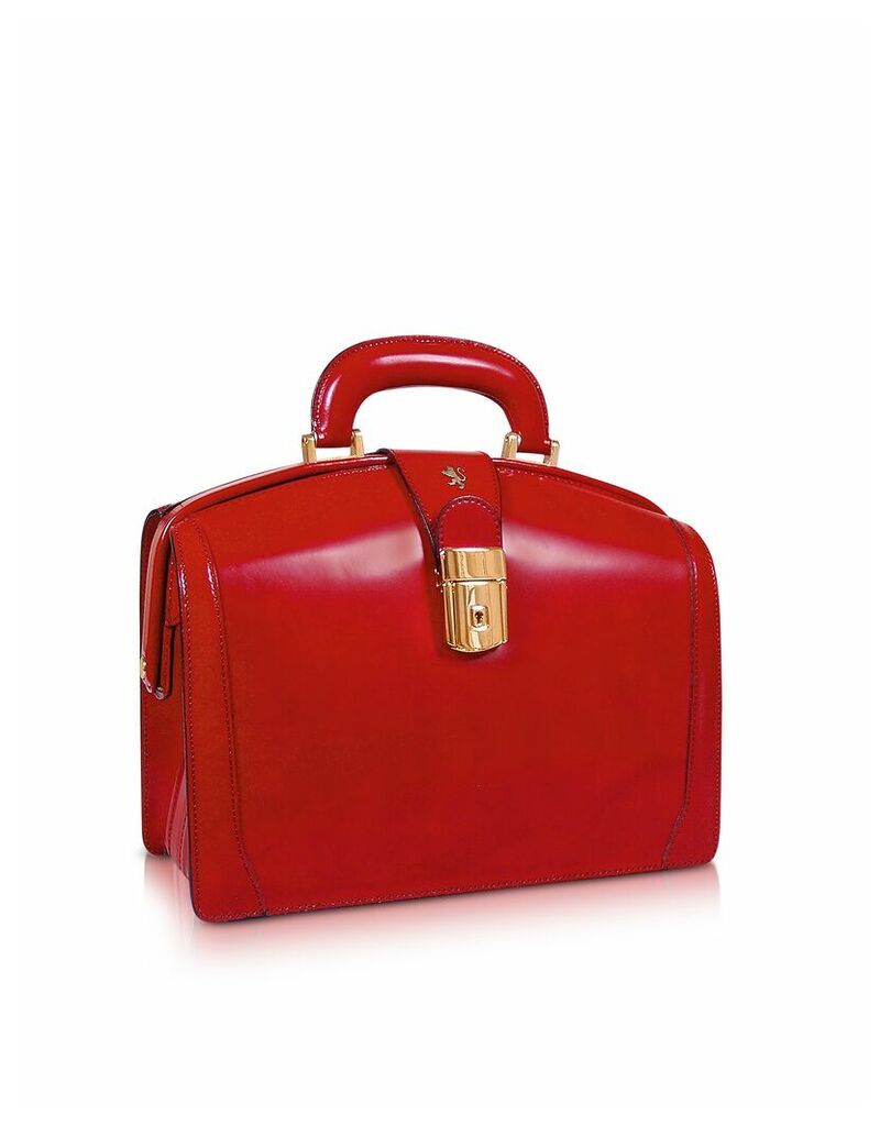Designer Briefcases, Ladies Polished Italian Leather Briefcase