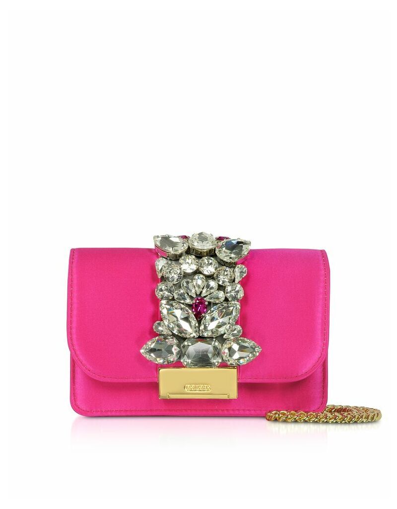 Designer Handbags, Satin Mini Cliky Clutch