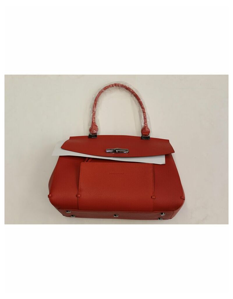 Designer Handbags, Red Madeleine Top Handle Satchel Bag