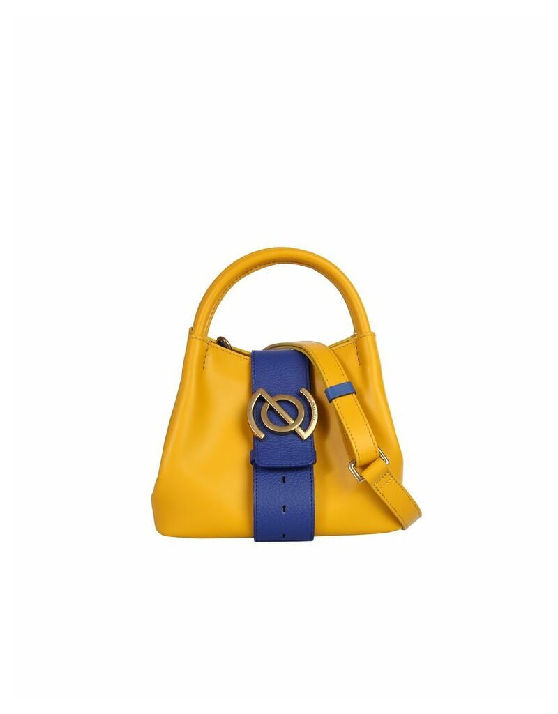 Designer Handbags, Bright Yellow Zoe Mini Tote w/Shoulder Strap