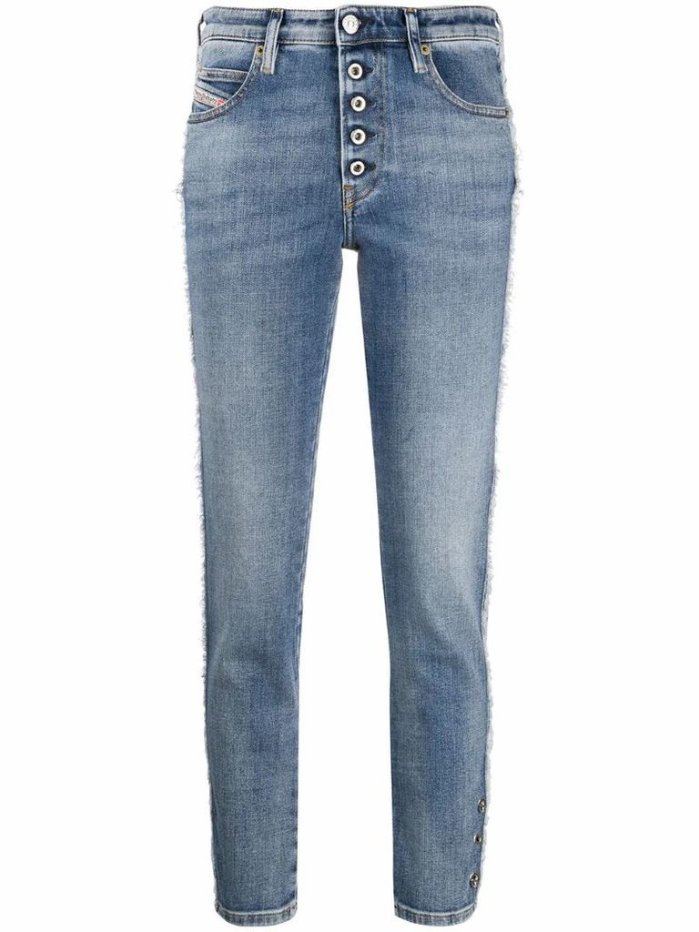 low-waist boyfriend jeans