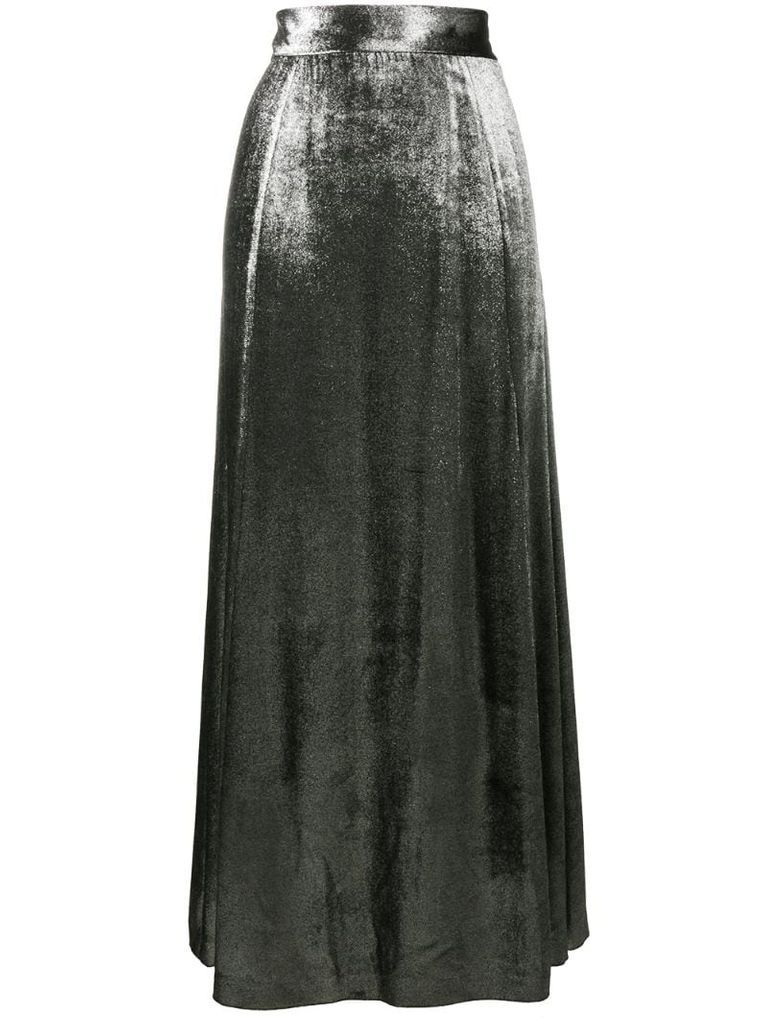 metallic maraid skirt