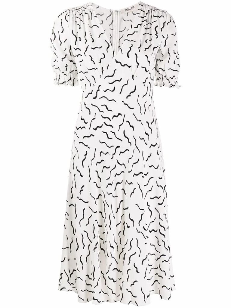 Abstract Lines dress