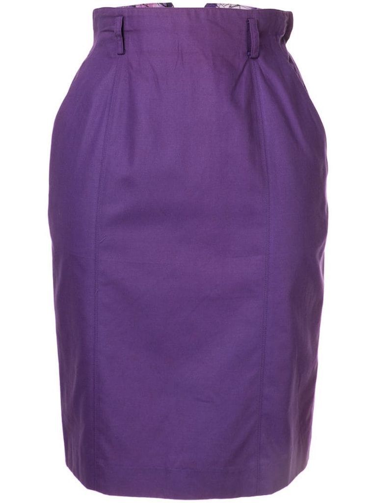 1990s pre-owned Christian Dior Sports Midi Skirt