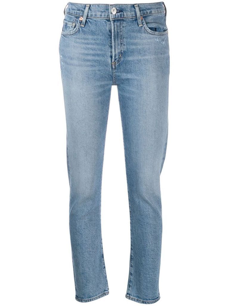 cropped jeans