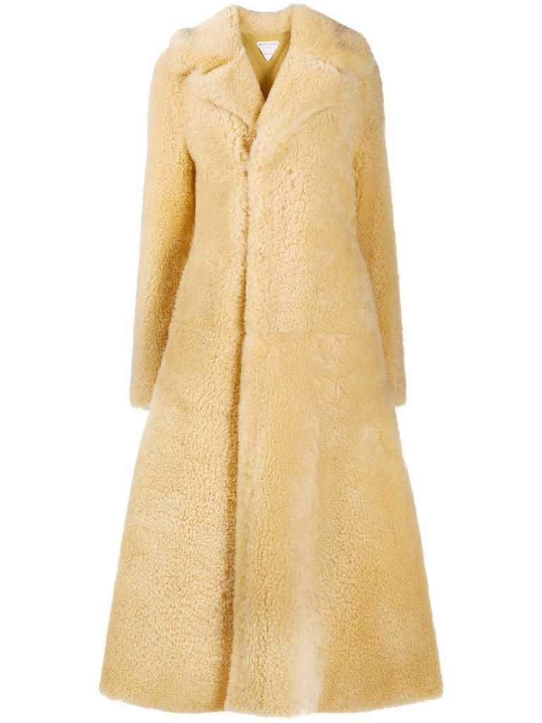 shearling oversize coat
