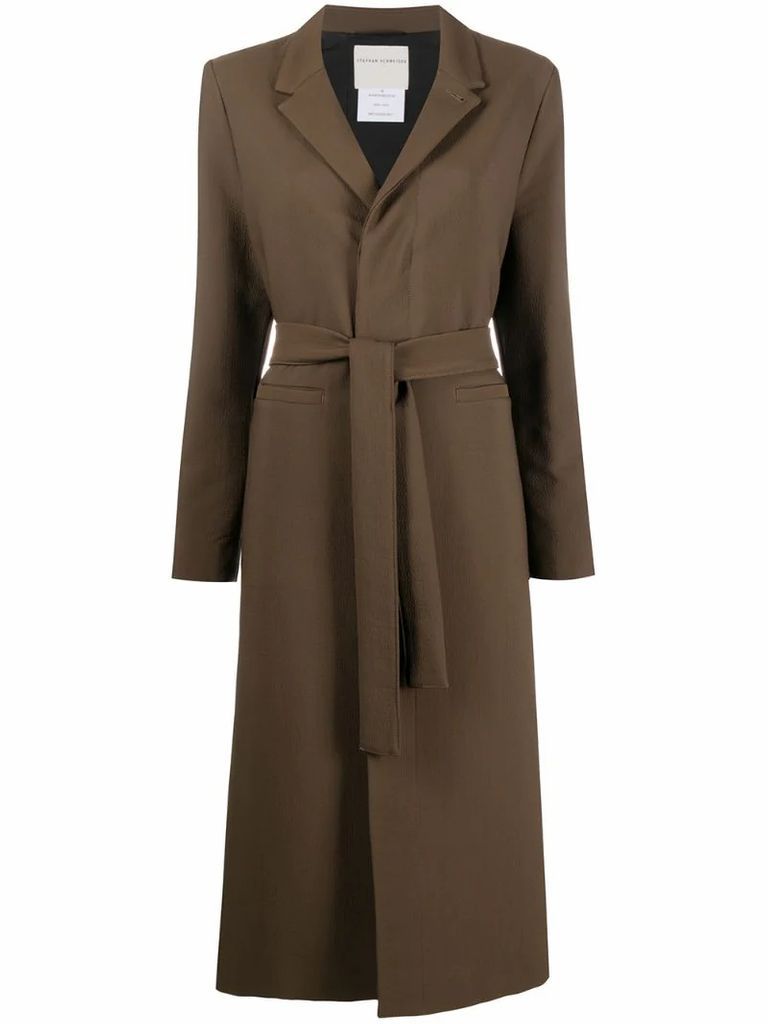 Lexicon belted coat