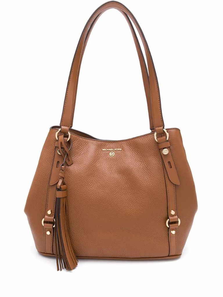 Carrie large pebble leather bag