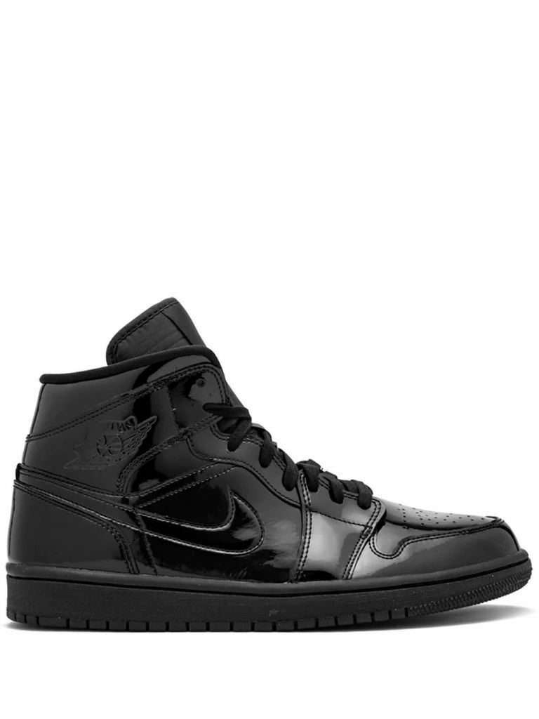 Air Jordan 1 Mid black patent leather