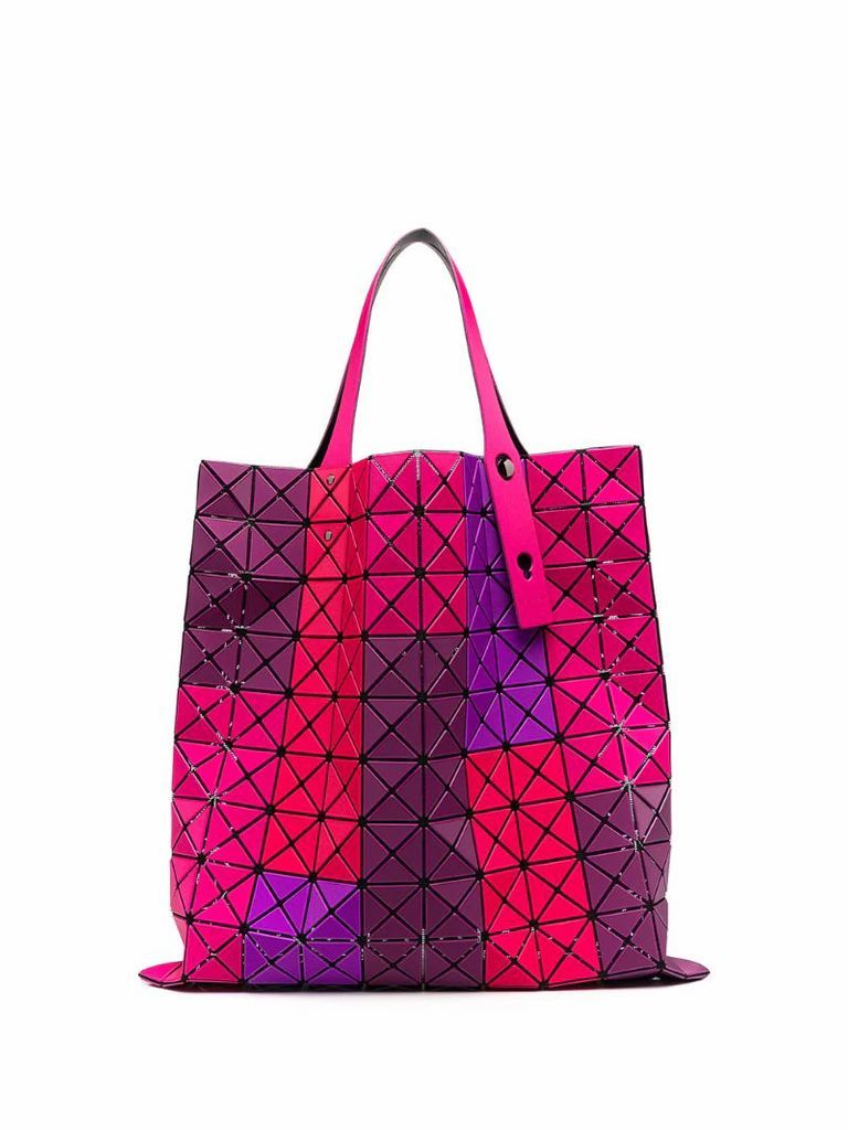 Prism patchwork tote bag