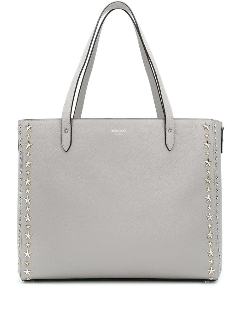 star stud trim tote