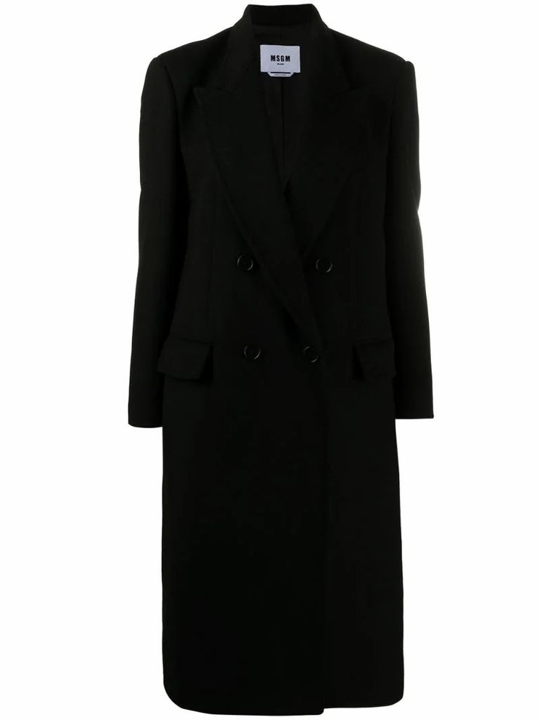 virgin wool-blend coat